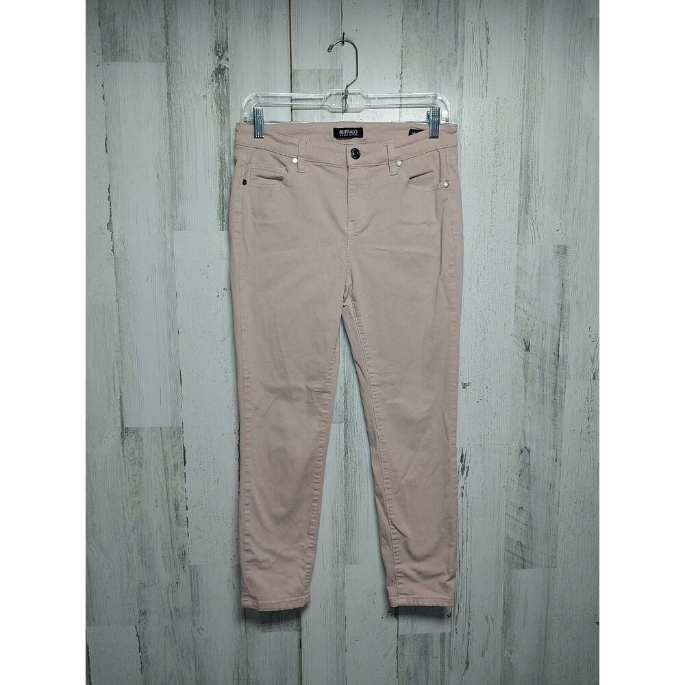 Buffalo David Bitton Super Soft Stretch Capri, Pink, Size: 8/29 Inseam: 24